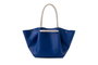 Lucky Bees Bolso Tote Sax Azul y Crema